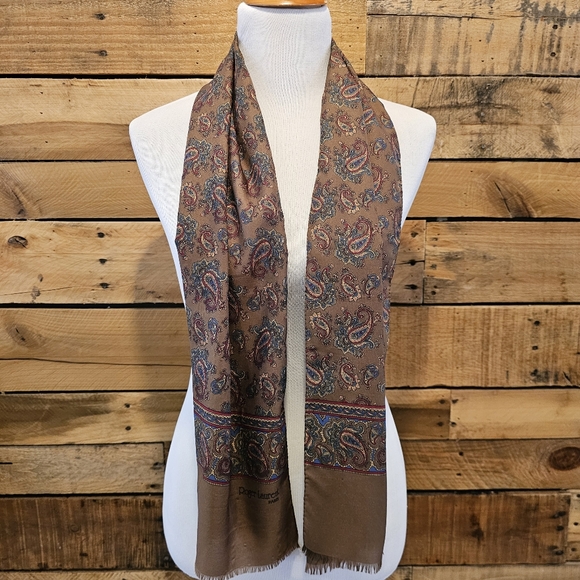 Roger Laurent Paris Accessories - 🐕 Vintage Roger Laurent Paris Brown Paisley Scarf 🐕